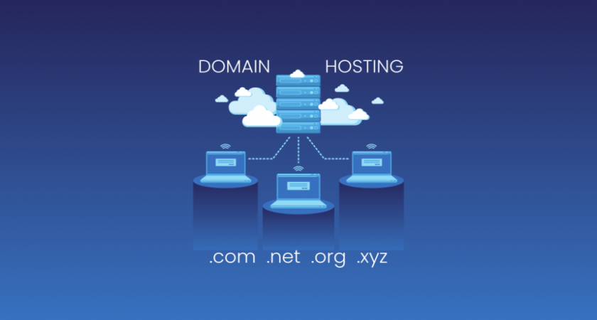 hosting dan domain adalah